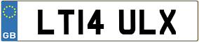 Truck License Plate